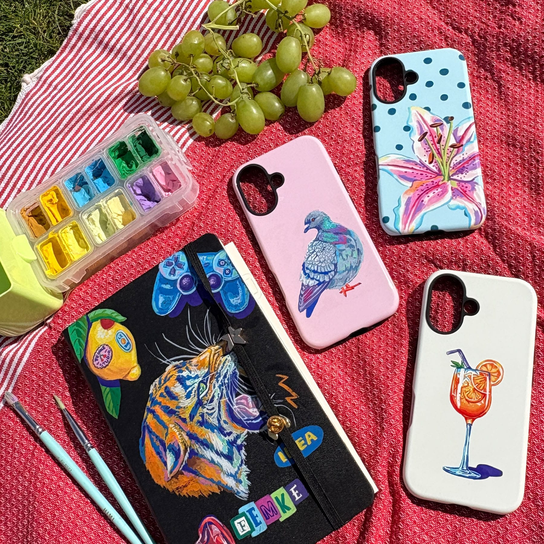 Summer Spritz Printed Phone Cases by Femke Studio - The Dairy