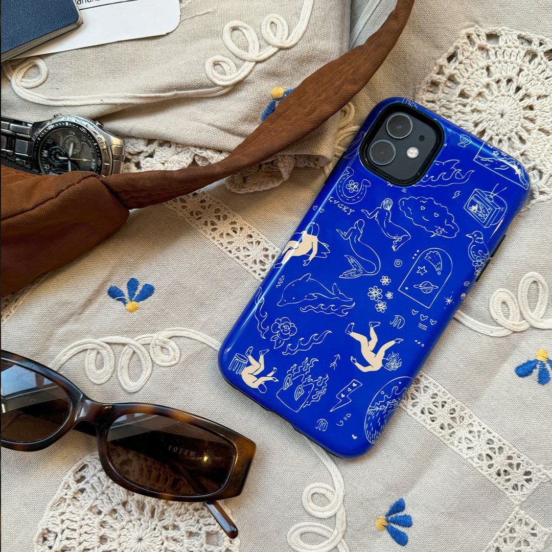 Easty Flash Blue Printed Phone Cases by Easty Beasty - The Dairy