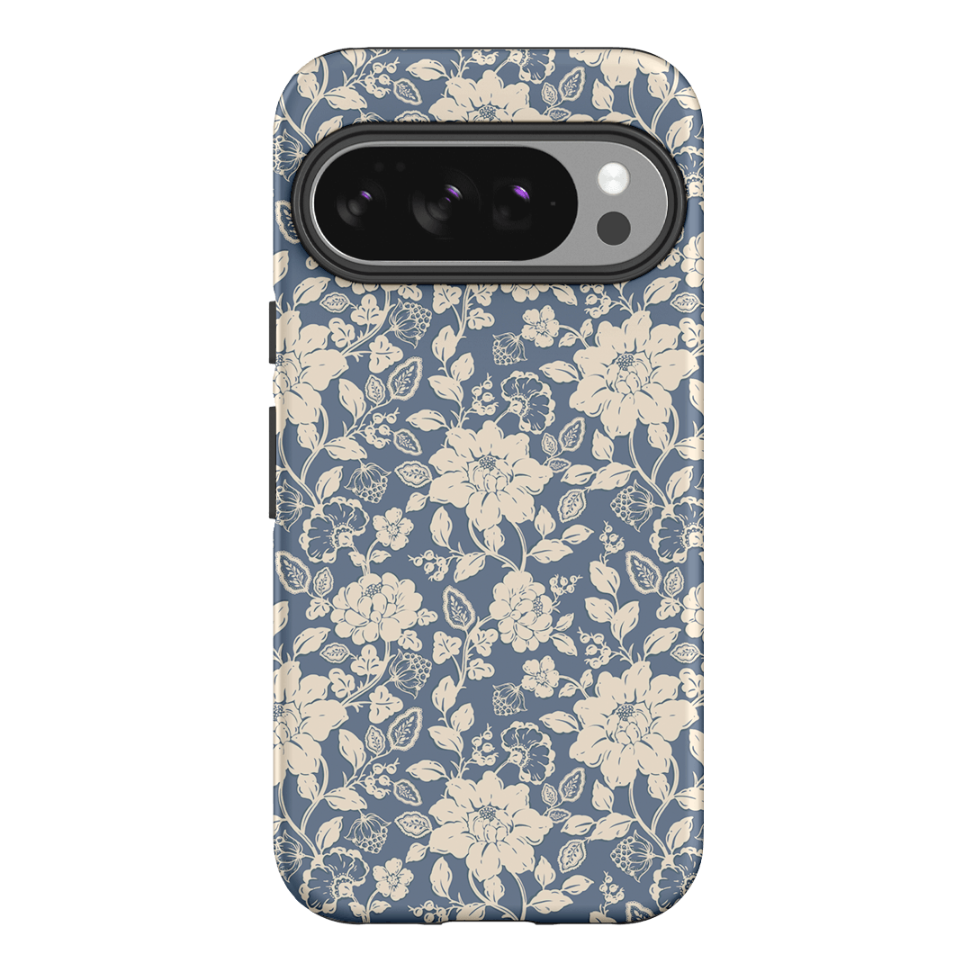 Blue Garden Printed Phone Cases Google Pixel 10 / Armoured by Kasiags Art - The Dairy