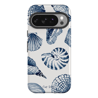 Blue Shells Printed Phone Cases Google Pixel 10 / Armoured by Cass Deller - The Dairy