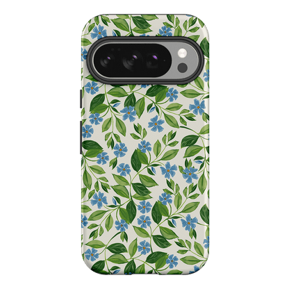 Blue Vines Printed Phone Cases Google Pixel 10 / Armoured by Ellie Mae - The Dairy
