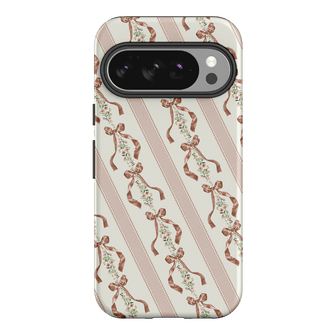 Bow Stripe Printed Phone Cases Google Pixel 10 / Armoured by Veronica Tucker - The Dairy