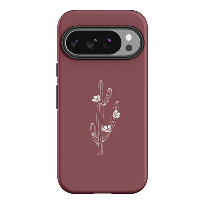 Cactus Flower Printed Phone Cases Google Pixel 10 / Armoured by Typoflora - The Dairy