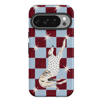 Check Greyhound Blue Printed Phone Cases Google Pixel 10 / Armoured by Lisa Hu - The Dairy