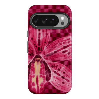 Check Orchid Printed Phone Cases Google Pixel 10 / Armoured by Sally Hungerford - The Dairy