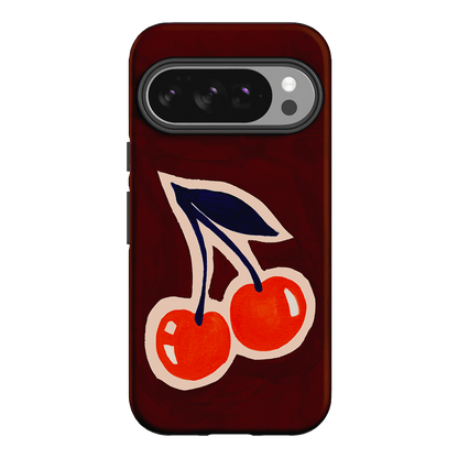 Cherries Printed Phone Cases Google Pixel 10 / Armoured by Studio Bon - The Dairy
