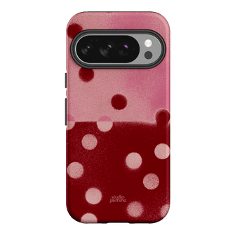 Cherry Polka Dot Printed Phone Cases Google Pixel 10 / Armoured by Jasmine Dowling - The Dairy