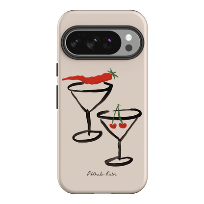Chili Cherry Printed Phone Cases Google Pixel 10 / Armoured by Phthalo Ruth - The Dairy