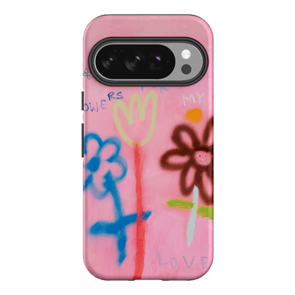 Flowers Printed Phone Cases Google Pixel 10 / Armoured by Kate Eliza - The Dairy