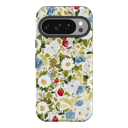 Garden Strawberries Printed Phone Cases Google Pixel 10 / Armoured by Ellie Mae - The Dairy
