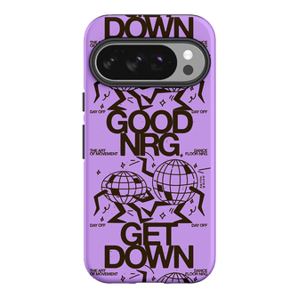 Good Energy in Purple Printed Phone Cases Google Pixel 10 / Armoured by After Hours - The Dairy