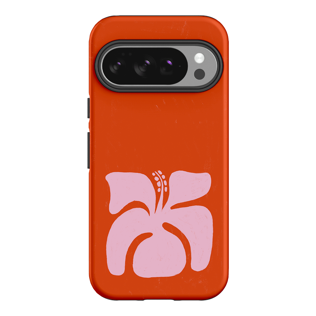 Hibiscus Crush Printed Phone Cases Google Pixel 10 / Armoured by Marie Faurrite - The Dairy