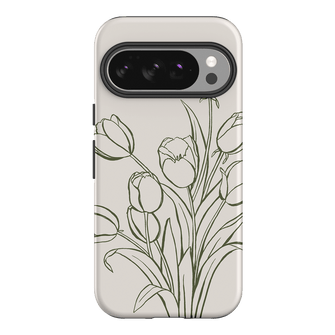 Inked Tulips Printed Phone Cases Google Pixel 10 / Armoured by Typoflora - The Dairy