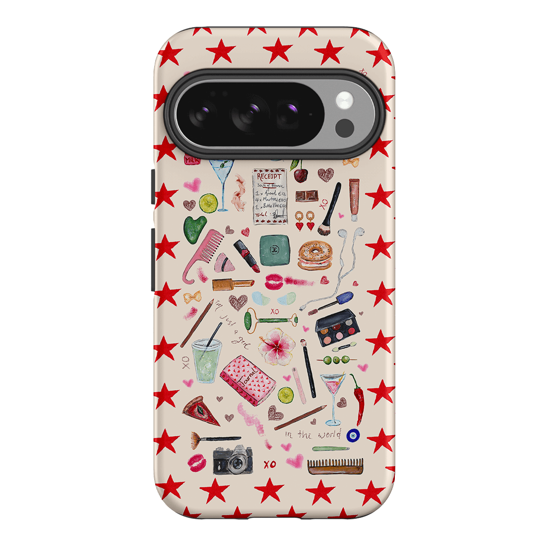 Just A Girl Printed Phone Cases Google Pixel 10 / Armoured by BG. Studio - The Dairy