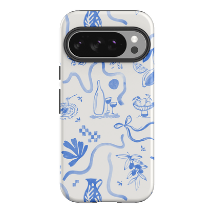Mediterranean Wave Printed Phone Cases Google Pixel 10 / Armoured by Charlie Taylor - The Dairy