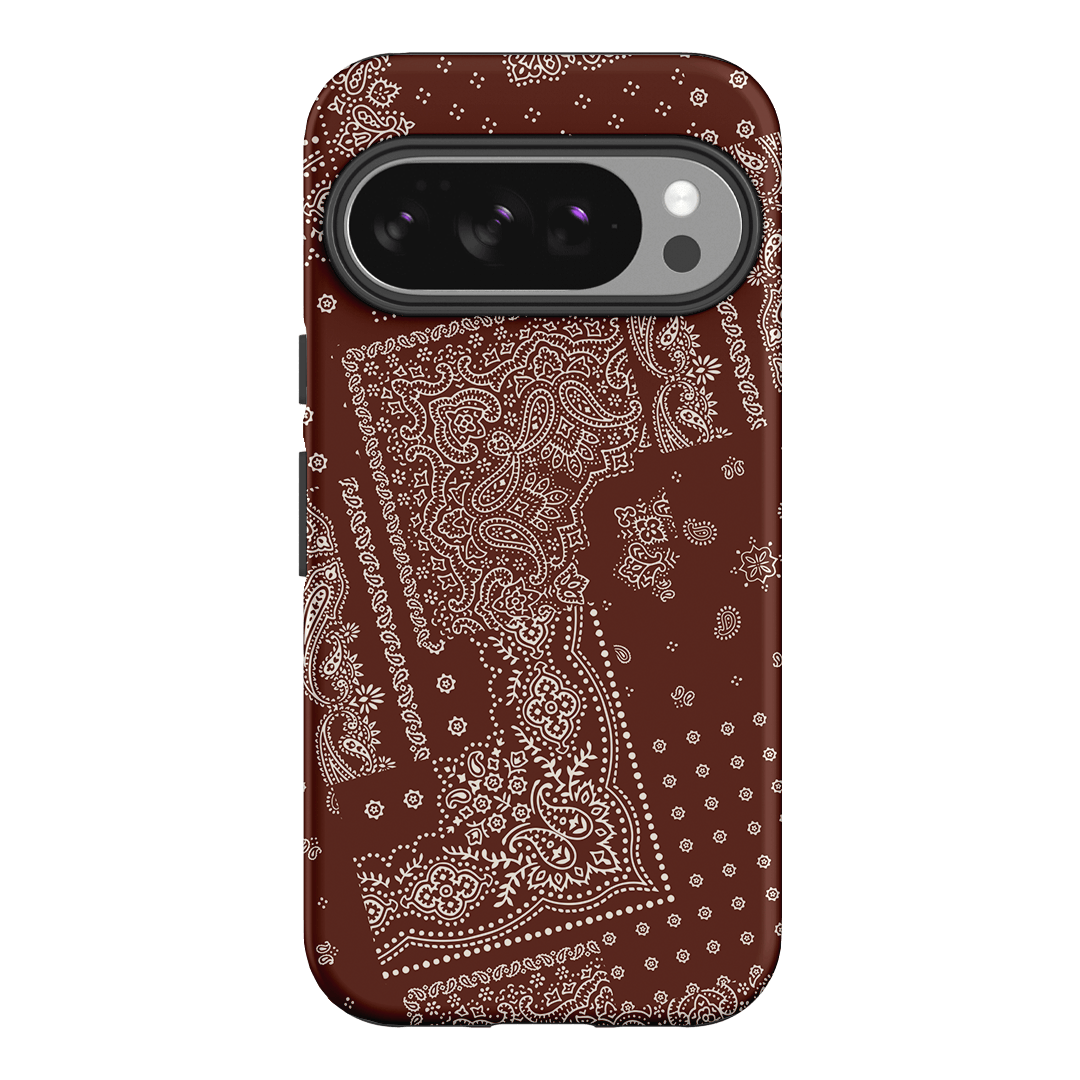 Paisley Cinnamon Printed Phone Cases Google Pixel 10 / Armoured by The Dairy - The Dairy