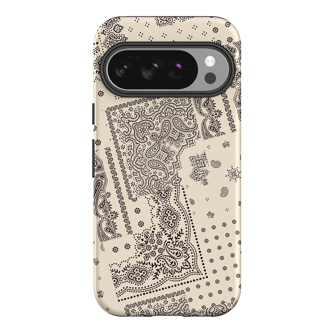 Paisley Ecru Printed Phone Cases Google Pixel 10 / Armoured by The Dairy - The Dairy
