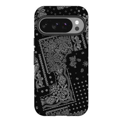 Paisley Noir Printed Phone Cases Google Pixel 10 / Armoured by The Dairy - The Dairy