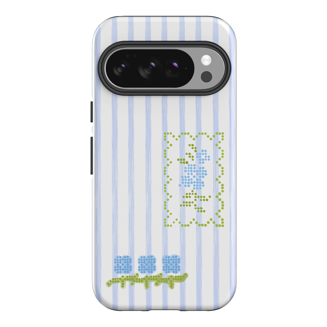 Patchwork Blue Printed Phone Cases Google Pixel 10 / Armoured by Kayla Carr - The Dairy