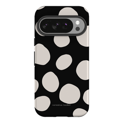 Pebbles Noir Printed Phone Cases Google Pixel 10 / Armoured by Veronica Tucker - The Dairy