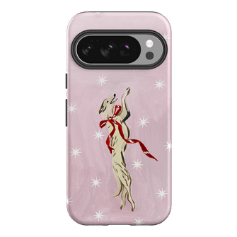 Pink Bow Hound Printed Phone Cases Google Pixel 10 / Armoured by Lisa Hu - The Dairy