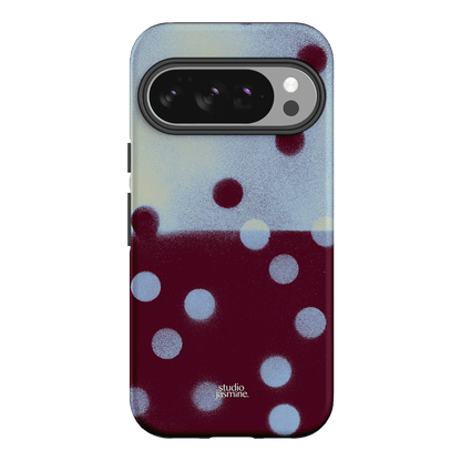 Plum Polka Dot Printed Phone Cases Google Pixel 10 / Armoured by Jasmine Dowling - The Dairy