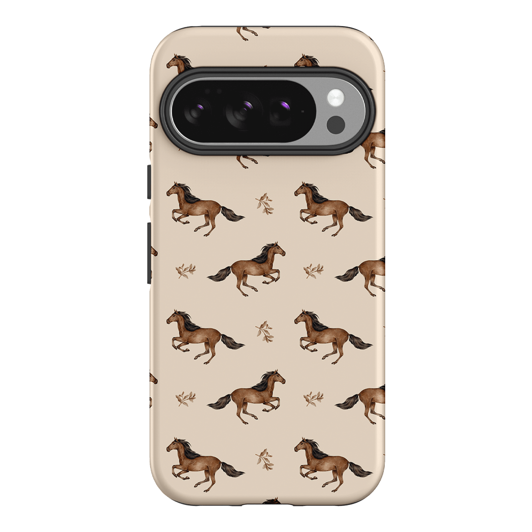 Running Horse Printed Phone Cases Google Pixel 10 / Armoured by Kasiags Art - The Dairy