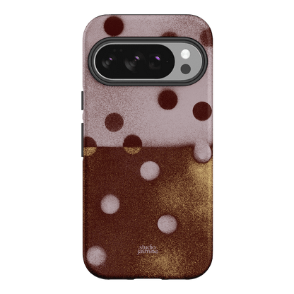 Rust Polka Dot Printed Phone Cases Google Pixel 10 / Armoured by Jasmine Dowling - The Dairy