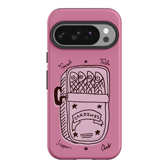 Sardine Social Pink Printed Phone Cases Google Pixel 10 / Armoured by The Dairy - The Dairy