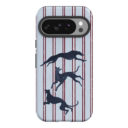 Stripey Hounds Printed Phone Cases Google Pixel 10 / Armoured by Lisa Hu - The Dairy