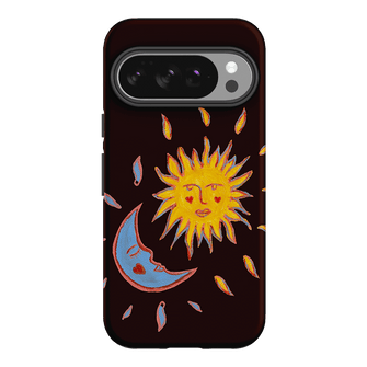 Sun & Moon Plum Printed Phone Cases Google Pixel 10 / Armoured by BG. Studio - The Dairy