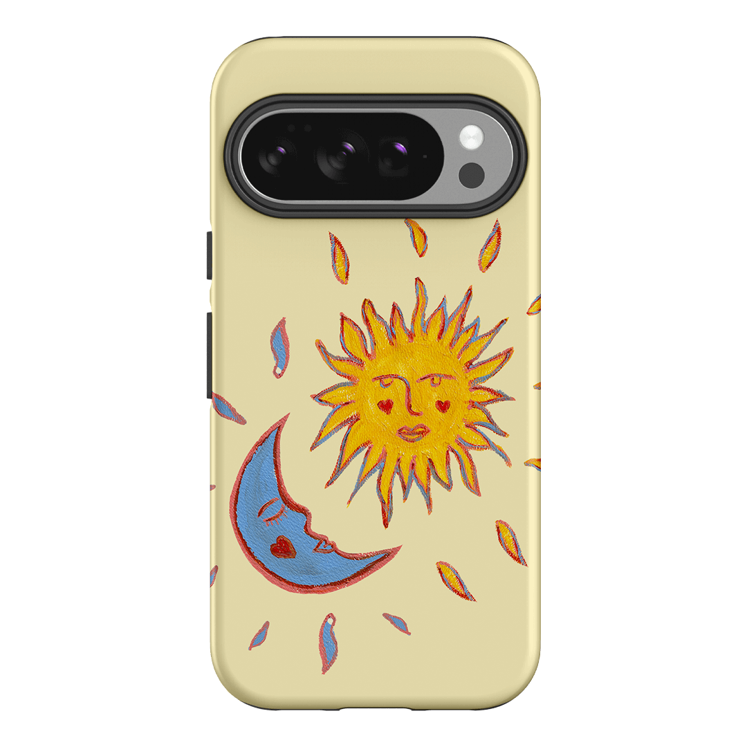 Sun & Moon Yellow Printed Phone Cases Google Pixel 10 / Armoured by BG. Studio - The Dairy