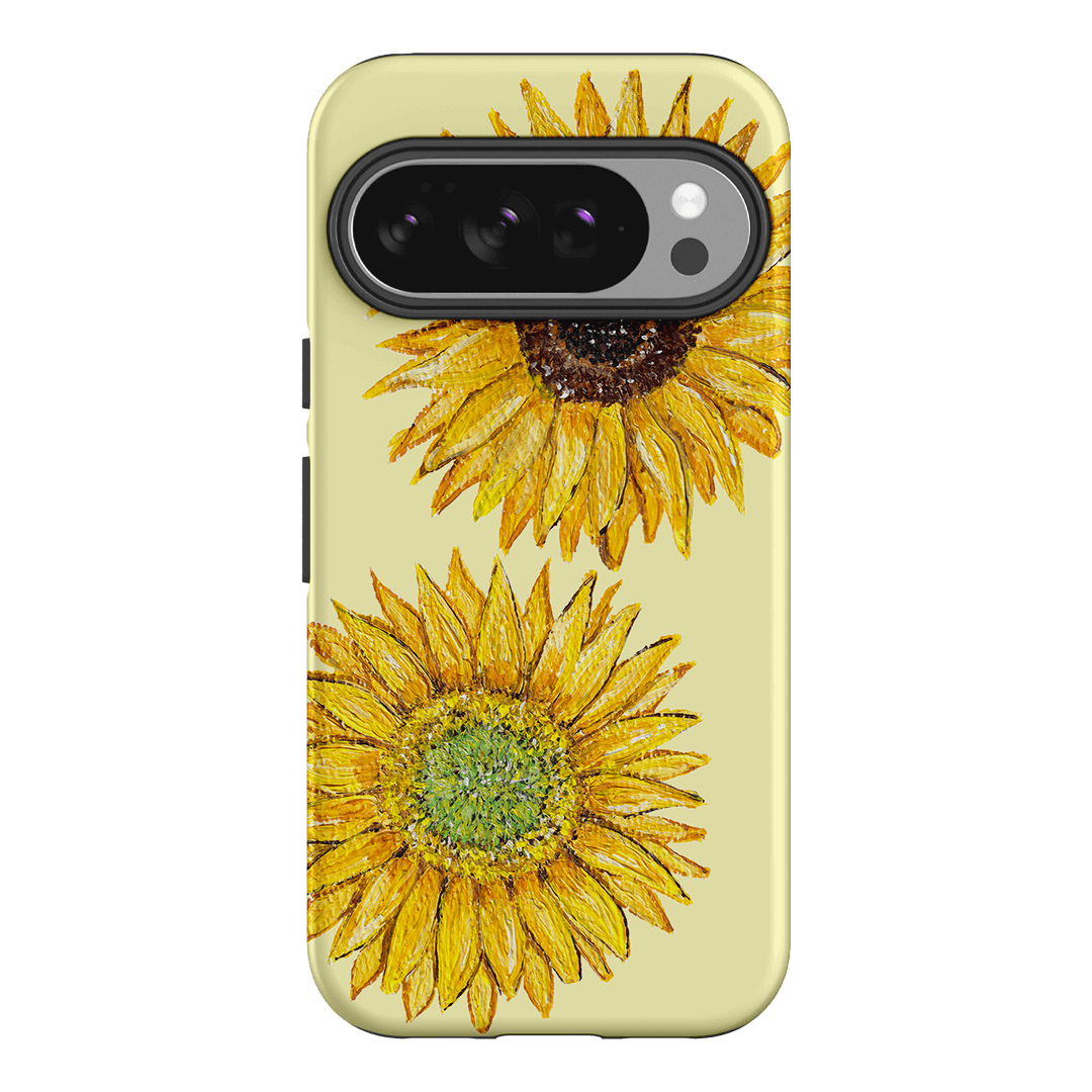 Sunflower Yellow Printed Phone Cases Google Pixel 10 / Armoured by BG. Studio - The Dairy