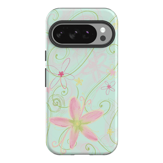 Swirl Blue Printed Phone Cases Google Pixel 10 / Armoured by Kayla Carr - The Dairy
