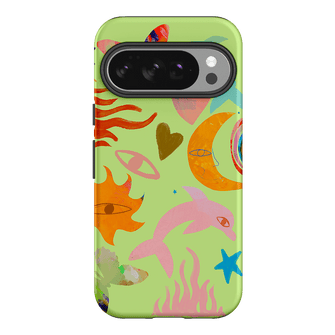 Tattoos Green Printed Phone Cases Google Pixel 10 / Armoured by Kate Eliza - The Dairy