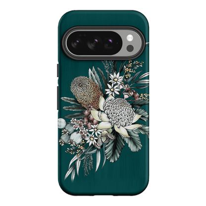 Teal Native Printed Phone Cases Google Pixel 10 / Armoured by Typoflora - The Dairy