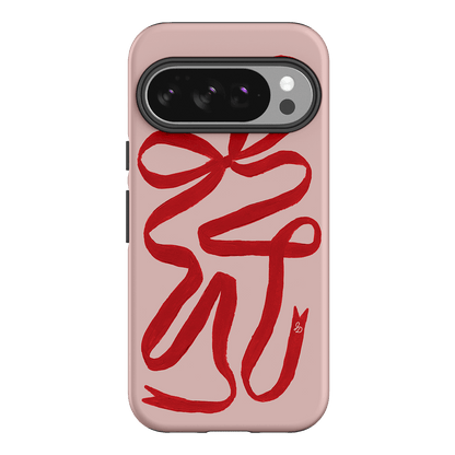 Valentine Ribbon Printed Phone Cases Google Pixel 10 / Armoured by Jasmine Dowling - The Dairy