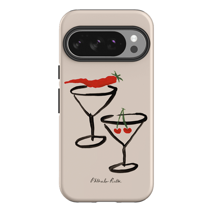 Chili Cherry Printed Phone Cases Google Pixel 10 Pro / Armoured by Phthalo Ruth - The Dairy