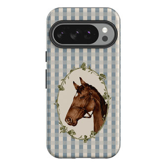 Gingham Horse Printed Phone Cases Google Pixel 10 Pro / Armoured by Kasiags Art - The Dairy