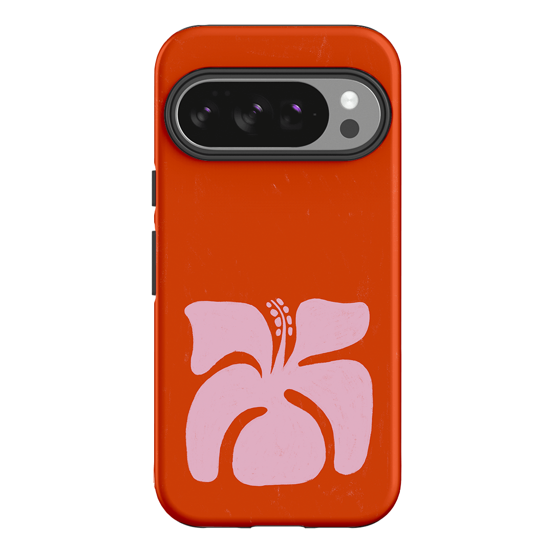 Hibiscus Crush Printed Phone Cases Google Pixel 10 Pro / Armoured by Marie Faurrite - The Dairy
