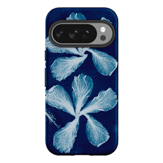 Hibiscus Cyanotype Printed Phone Cases Google Pixel 10 Pro / Armoured by Sally Hungerford - The Dairy