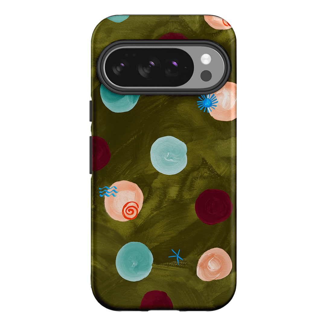Olive Spot Printed Phone Cases Google Pixel 10 Pro / Armoured by Charlie Taylor - The Dairy