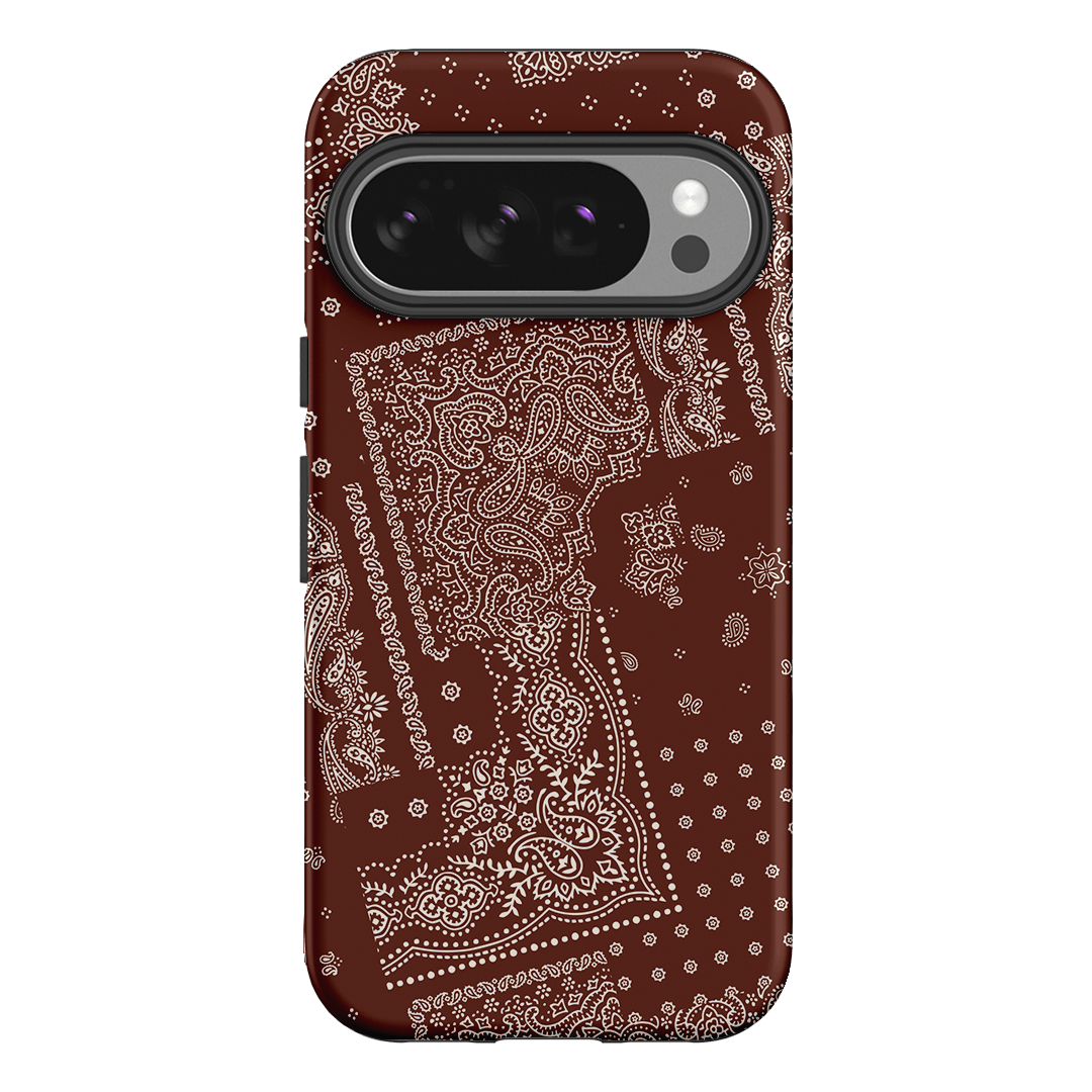 Paisley Cinnamon Printed Phone Cases Google Pixel 10 Pro / Armoured by The Dairy - The Dairy