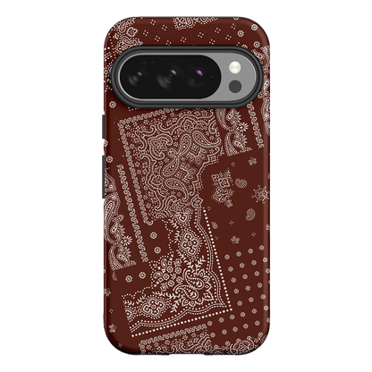 Paisley Cinnamon Printed Phone Cases Google Pixel 10 Pro / Armoured by The Dairy - The Dairy