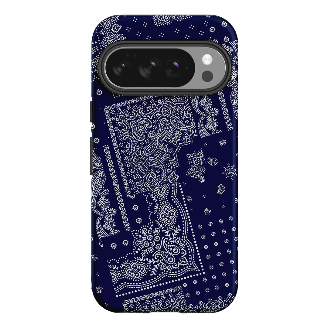 Paisley Indigo Printed Phone Cases Google Pixel 10 Pro / Armoured by The Dairy - The Dairy