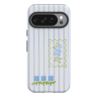 Patchwork Blue Printed Phone Cases Google Pixel 10 Pro / Armoured by Kayla Carr - The Dairy