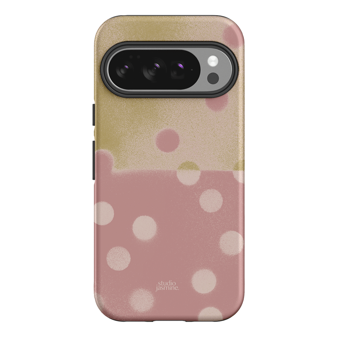 Strawberry Polka Dot Printed Phone Cases Google Pixel 10 Pro / Armoured by Jasmine Dowling - The Dairy