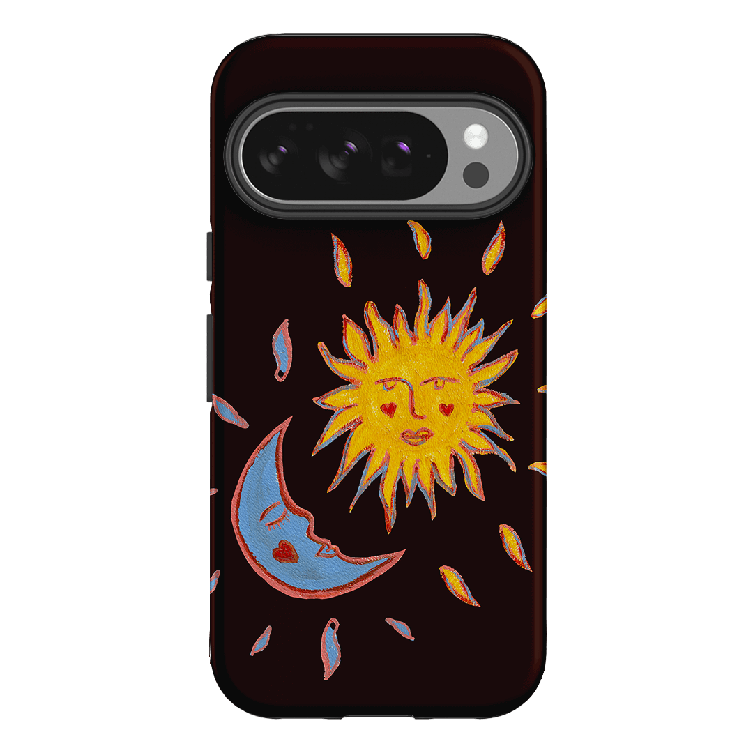 Sun & Moon Plum Printed Phone Cases Google Pixel 10 Pro / Armoured by BG. Studio - The Dairy