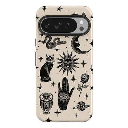 Astro Flash Beige Printed Phone Cases Google Pixel 10 Pro XL / Armoured by Veronica Tucker - The Dairy