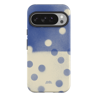 Bleu Polka Dot Printed Phone Cases Google Pixel 10 Pro XL / Armoured by Jasmine Dowling - The Dairy